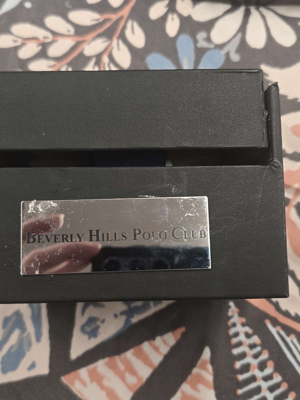 Beverly Hills Polo Club White Dial Square Watch with Blue Strap - Picture 3 of 4